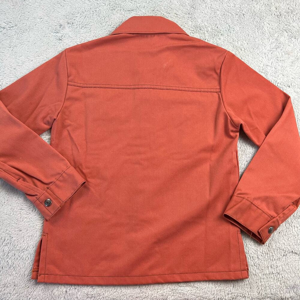 Sears Boy's Toughskins Salmon Pants Set Outfit Jacket Slacks Size 10/12 Slim VTG - Picture 3 of 14